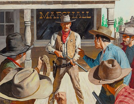 Ковбой дикий Запад Шериф