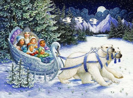Lynn Bywaters художник Рождество