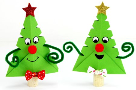 Крокотак поделки из бумаги елка