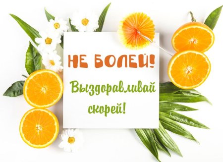 Не болей выздоравливай скорей