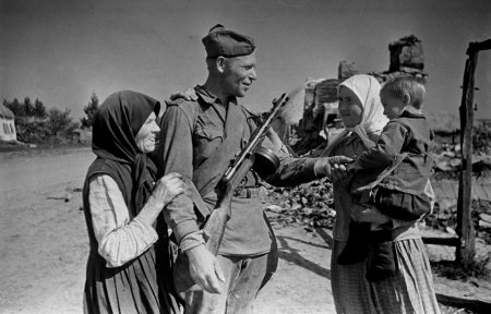 Советские солдаты на войне 1941-1945