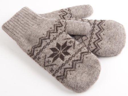 Шерстяные рукавички