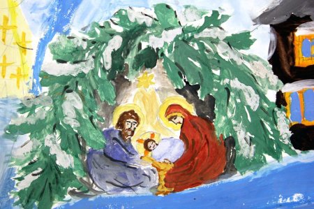 Рисунки на рождественскую тему