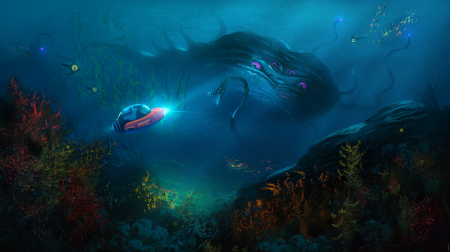 Морские монстры Subnautica