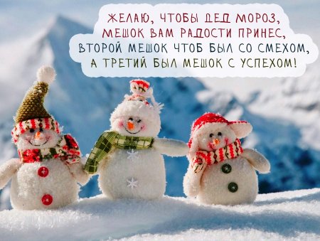 Новогодние поздравления прикольные