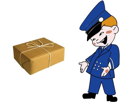 Посылка мультяшная