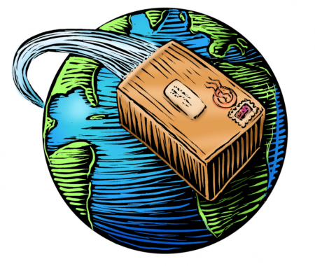 Посылка арт