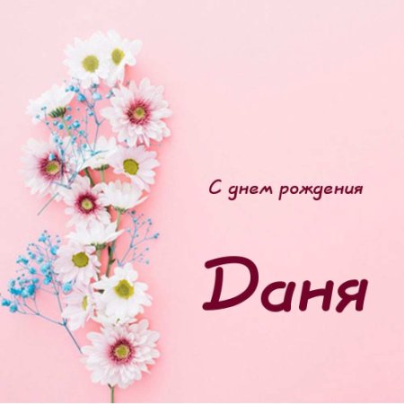 Поздравления с днём рождения Дина