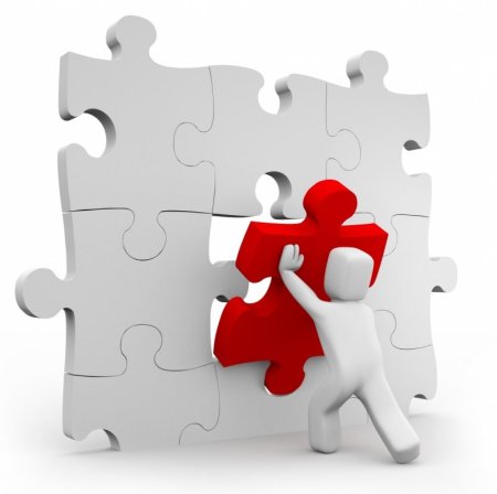 Человечки с пазлами