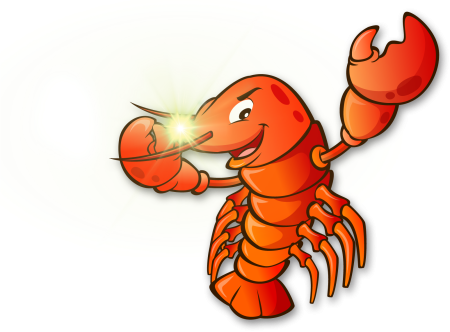 Креветка мультяшная