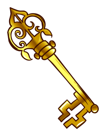 Ключ без фона
