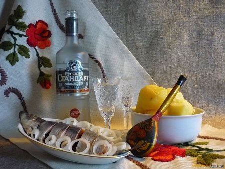 Водка селедка
