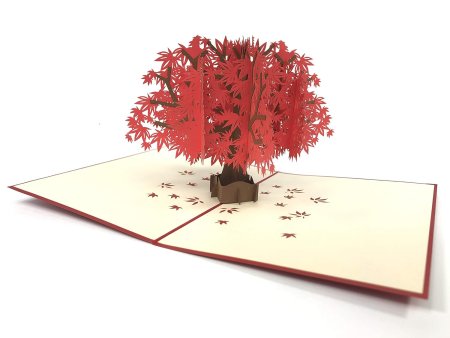 Объемная открытка дерево