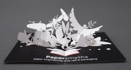 Объемная открытка с вырубкой