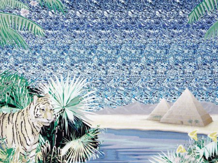 Стереокартинка Лев