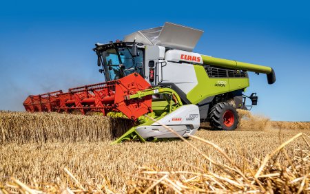 Зерноуорочный комбайн CLAAS Trion