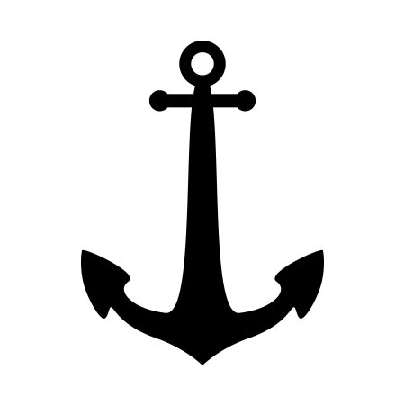 Якорь силуэт