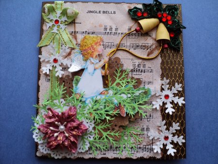 Открытка на Рождество своими руками