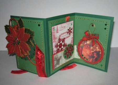 Открытка на Рождество своими руками