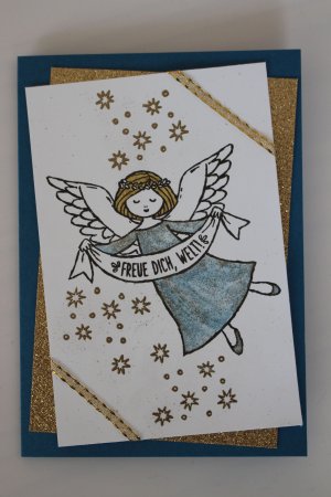 Открытка с Рождеством Христовым своими руками