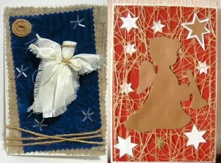 Рождественская открытка своими руками