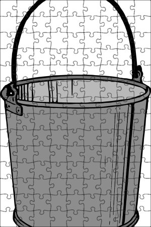 Ведро мультяшное