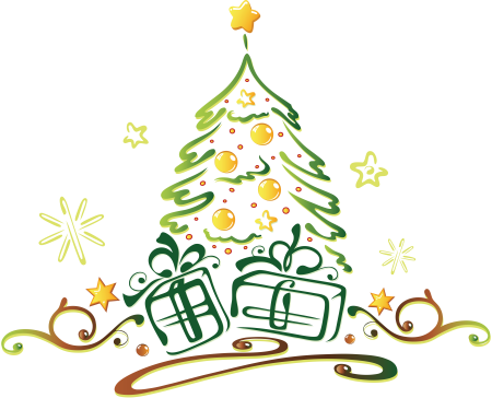 Елка новый год вектор