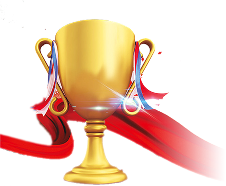 Кубок и медали на прозрачном фоне