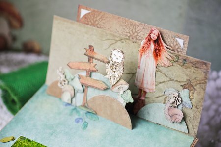 Альбом в стиле поп ап