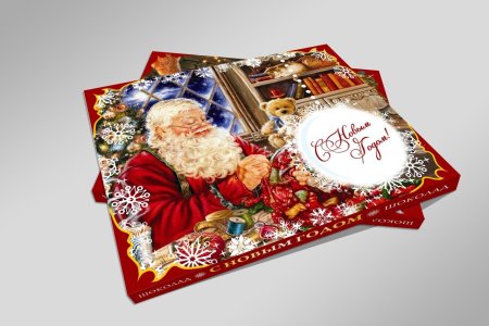 Новогодние конфеты в коробках
