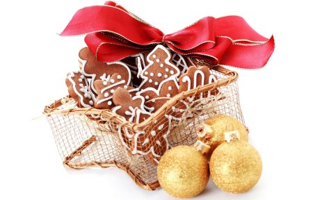 Печенье в корзинке