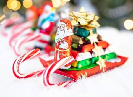 Новогодние подарки сладости