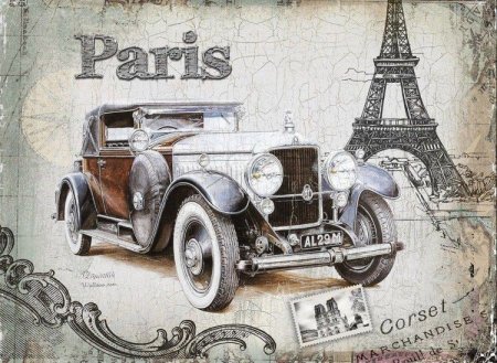 Машины в винтажном стиле