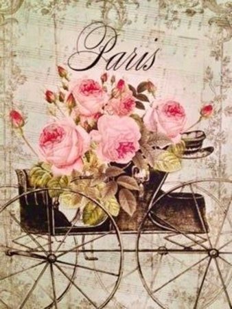 Цветы в стиле ретро