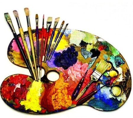 Кисти и краски