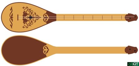 Домбра вектор