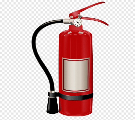 Порошковый огнетушитель вектор