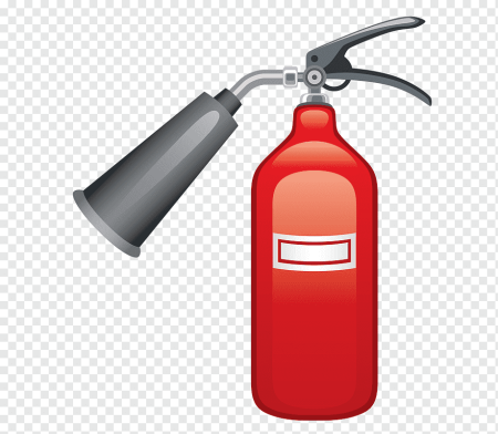 Углекислотный огнетушитель вектор