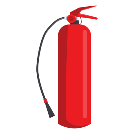Огнетушитель векторный