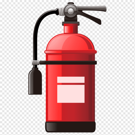 Порошковый огнетушитель вектор