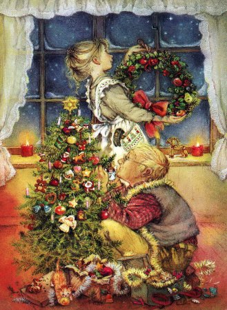 Рождественские иллюстрации Лизи Мартин