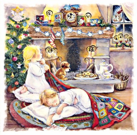 Новогодние иллюстрации Лиси Мартин