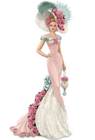 Фарфоровые леди Thomas Kinkade