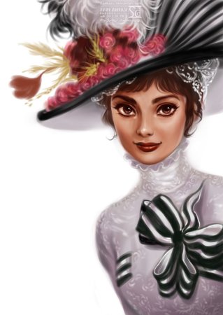 Одри Хепберн художник