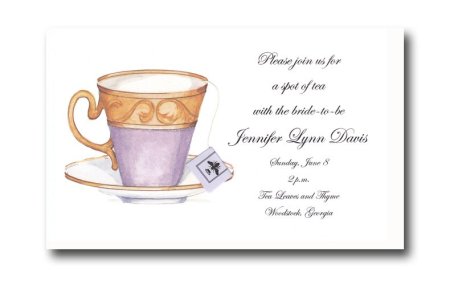 Пригласительные на чай