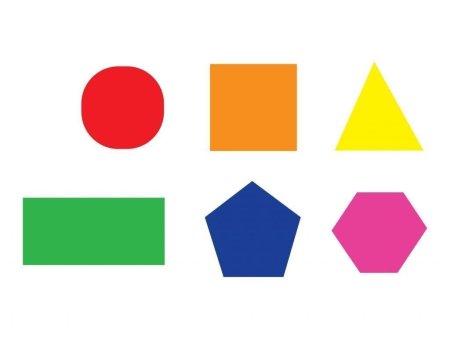 Геометрические фигуры цветные