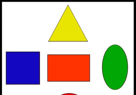 Геометрические фигуры для дошкольников