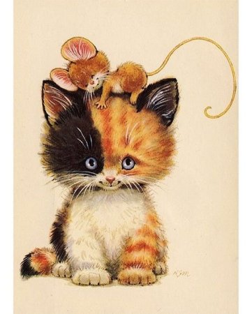 Котенок иллюстрация