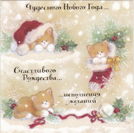 С наступающим новым годом и Рождеством