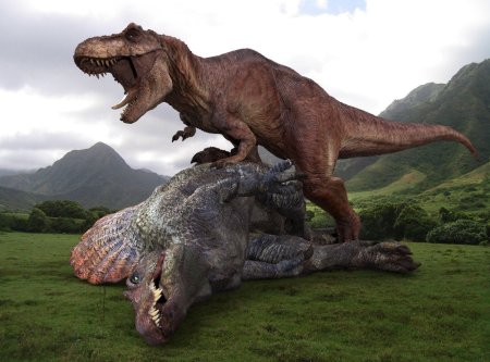 Тиранозавр рекс против Спинозавра